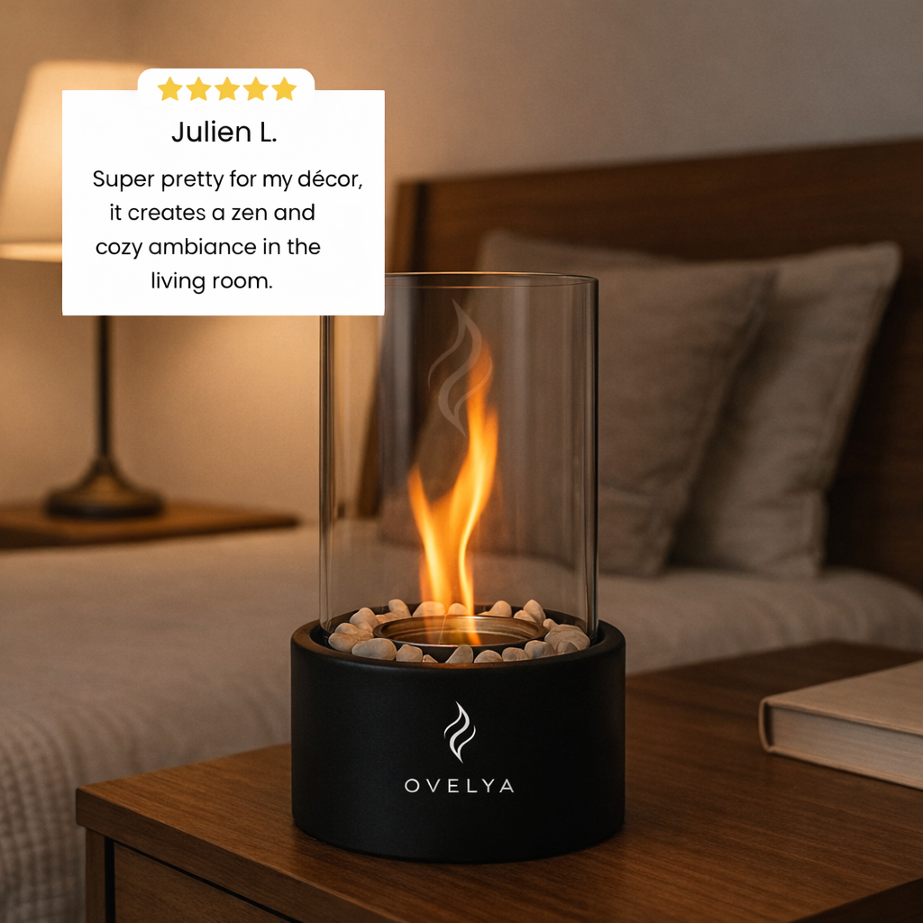 Ovelya™ Dancing Flame Tabletop Fireplace